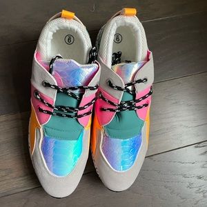 mermaid style sneakers